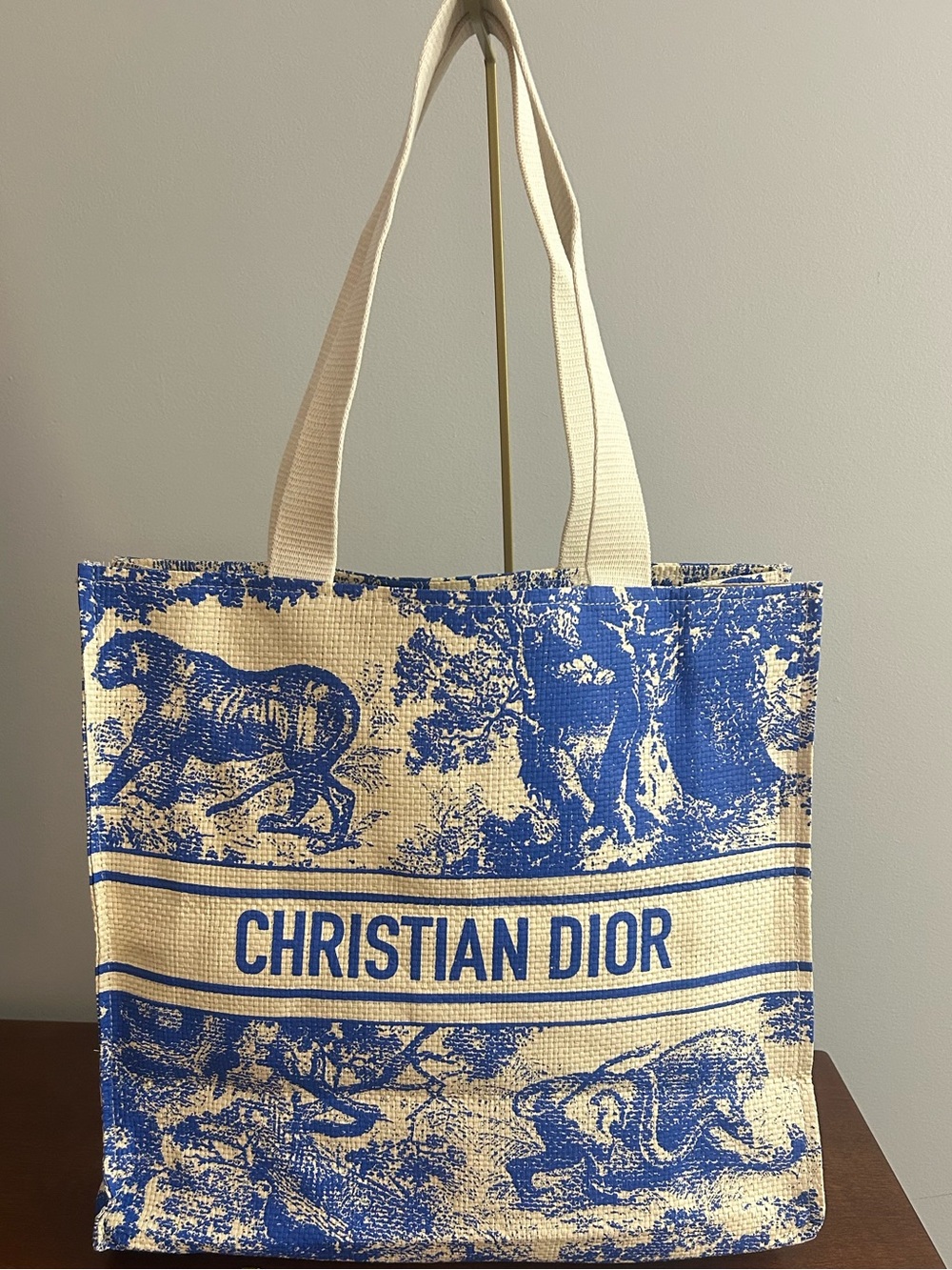 *GWP* Christian Dior 🇫🇷 Dioriviera 🇫🇷 Straw Tote w/COA